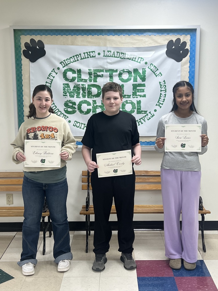Students of the month for November
