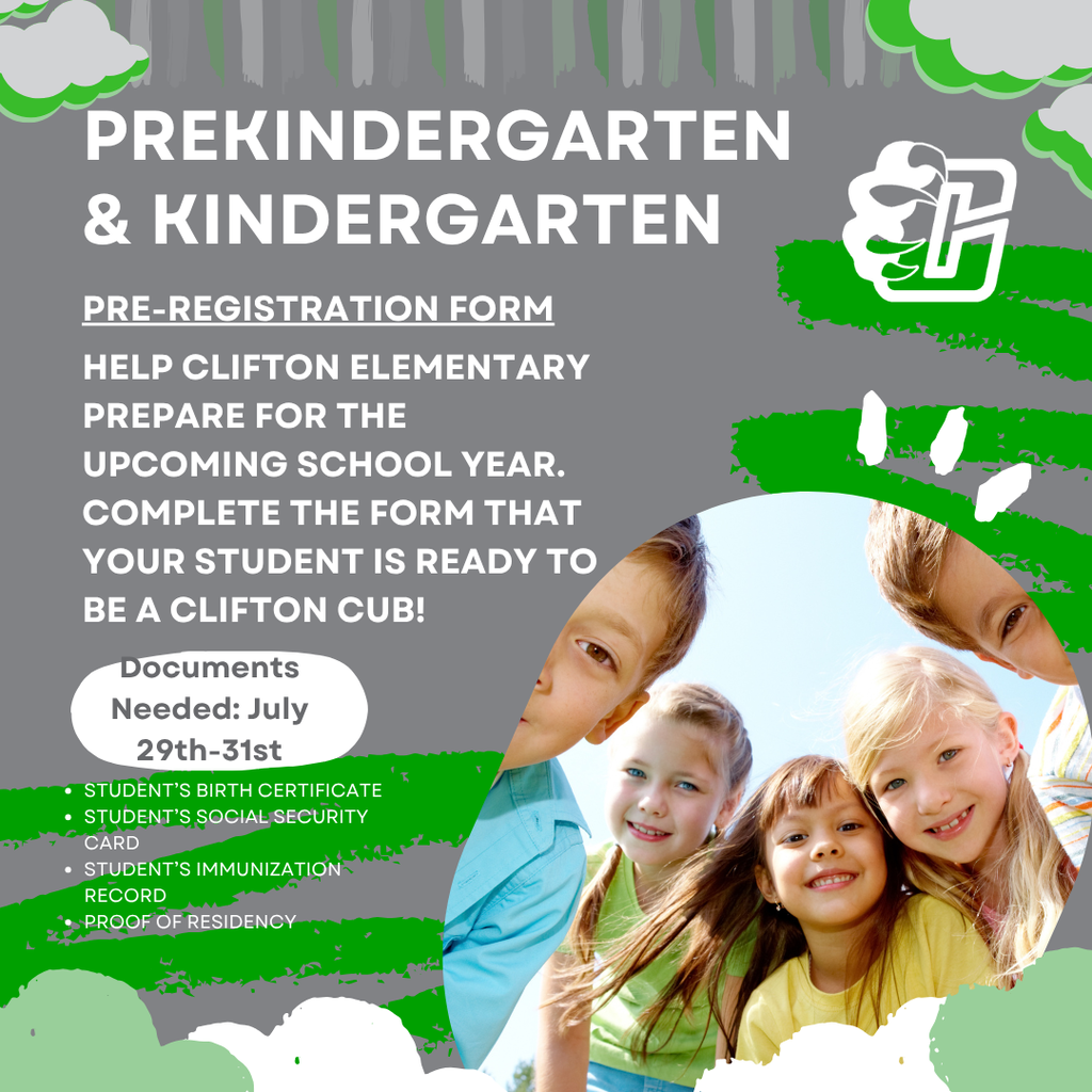 Pre-Registration for the 2025-2026 School Year