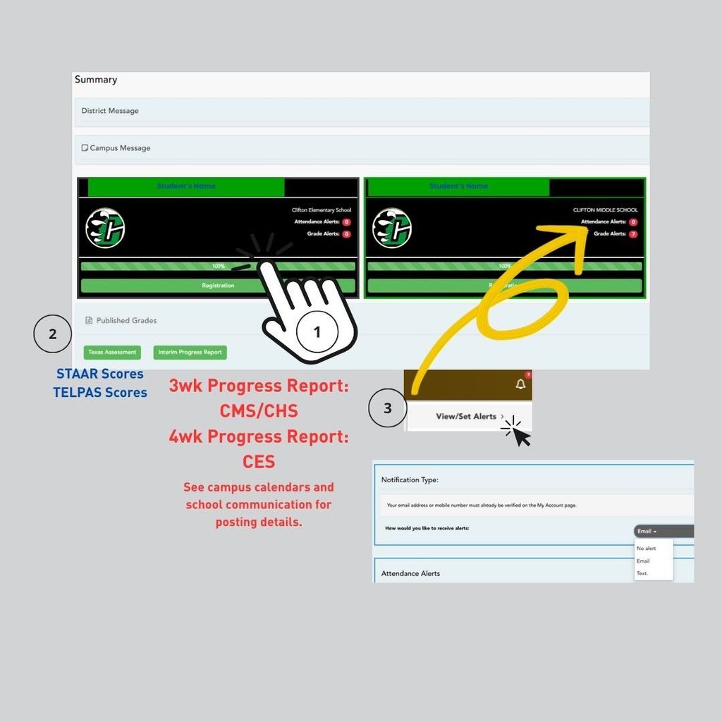 How to Set Alerts in Parent Portal