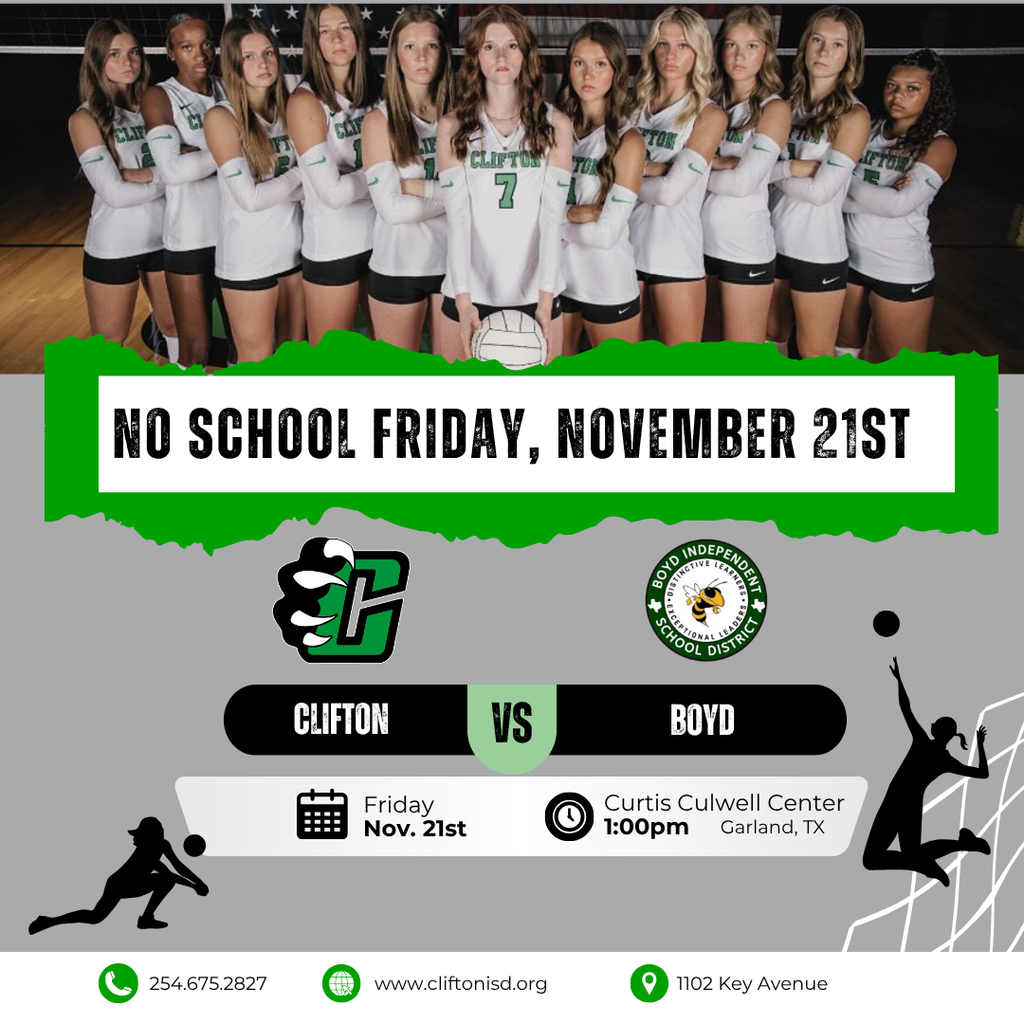 No School Friday, November 21st