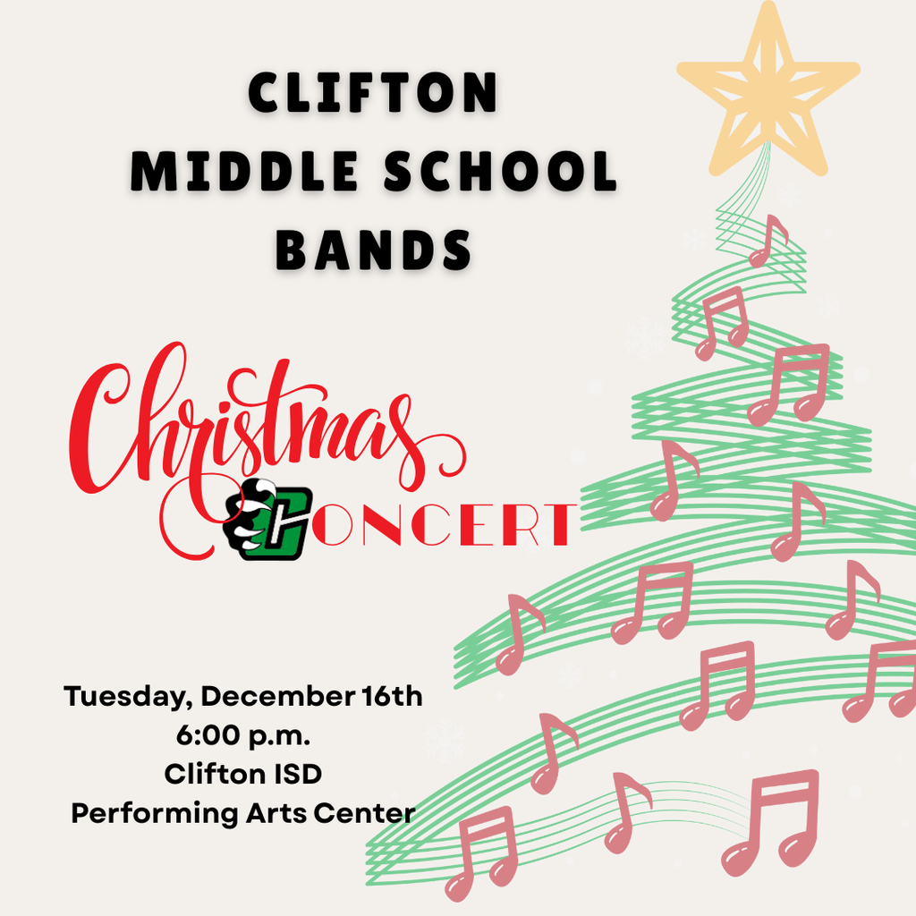 Clifton Middle School Bands Concert