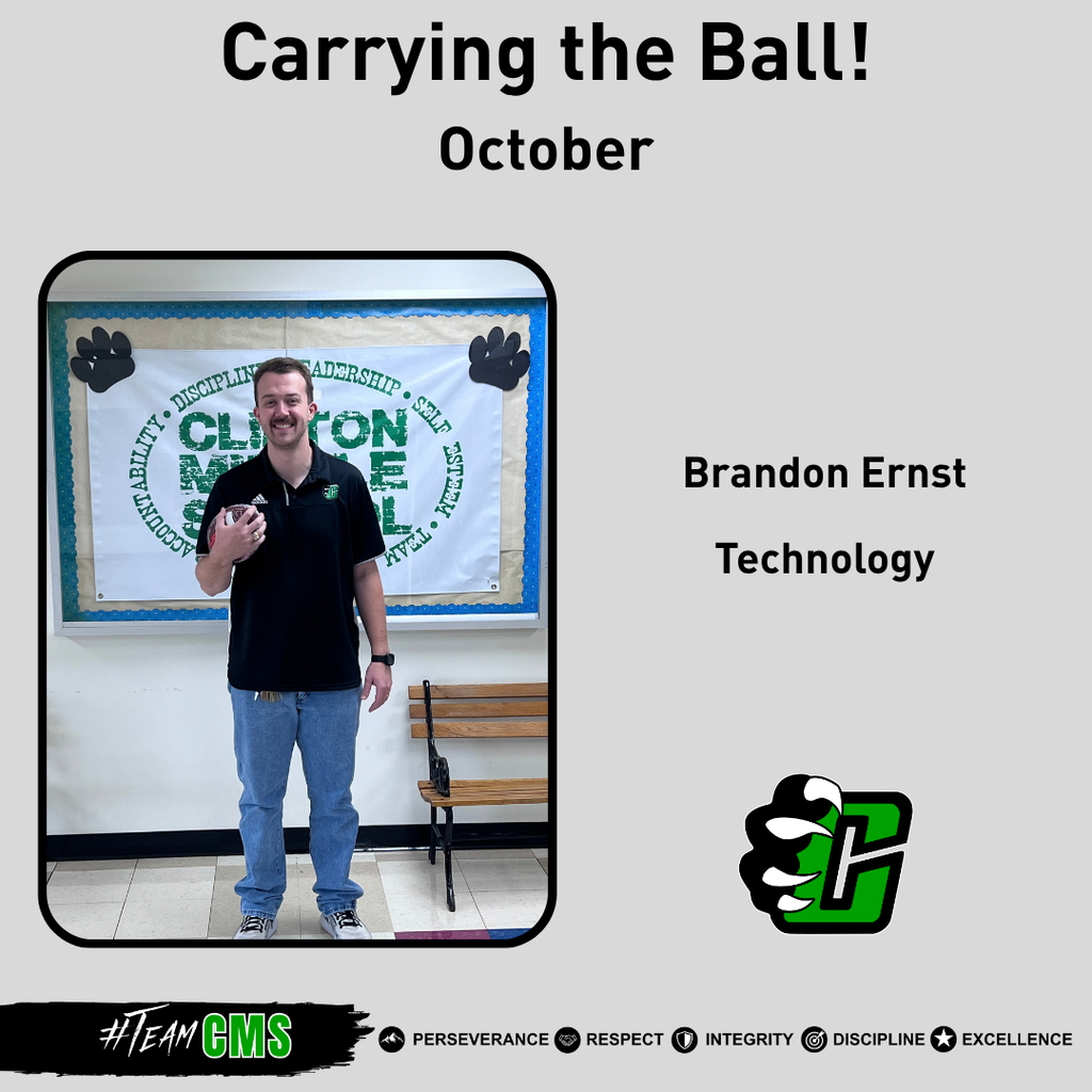 Carrying the Ball: Mr. Brandon Ernst – Technology
