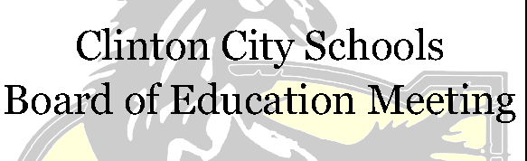 CCS Board of Education Meeting Logo