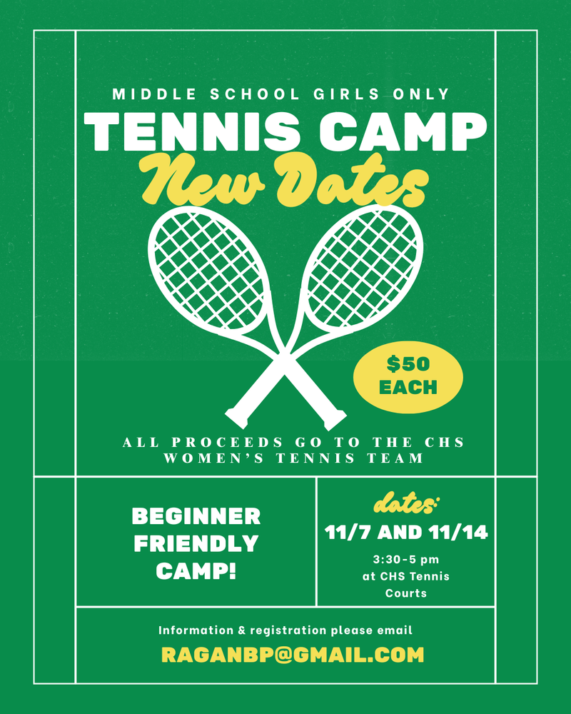 Tennis Camp Flyer