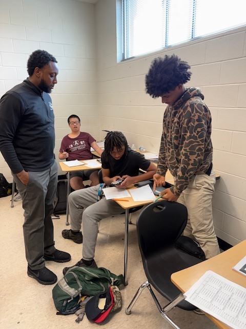 Sampson Student participates in Take Your Child to Work day