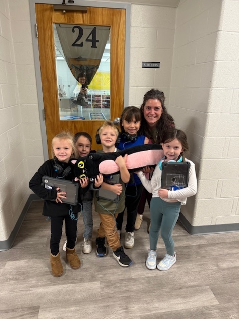 Mrs. Woods wins Cam the Cat!