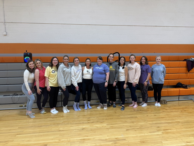 teachers exercising after school.