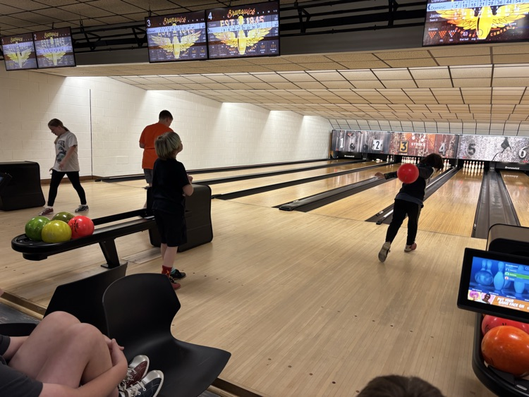 Blaze bowling candid