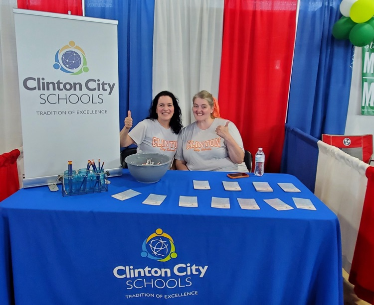 staff at the fair booth 