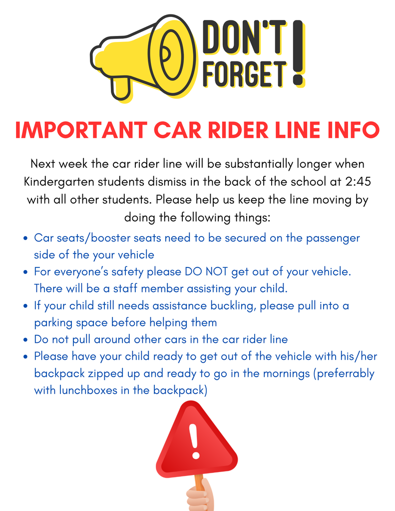 car rider line