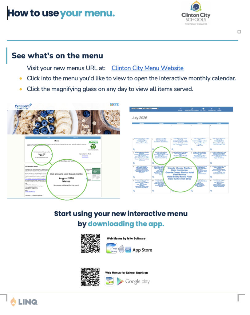 Introducing Nutrislice, SFE's online menu.