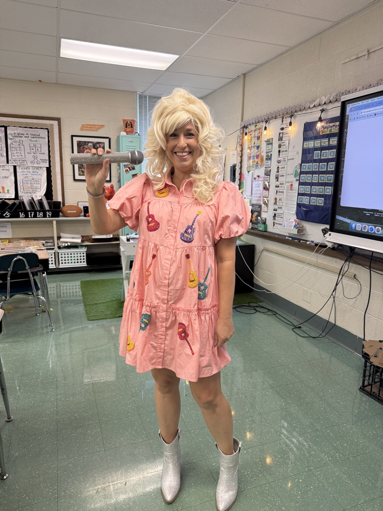 Mrs. McAmis as Dolly Parton