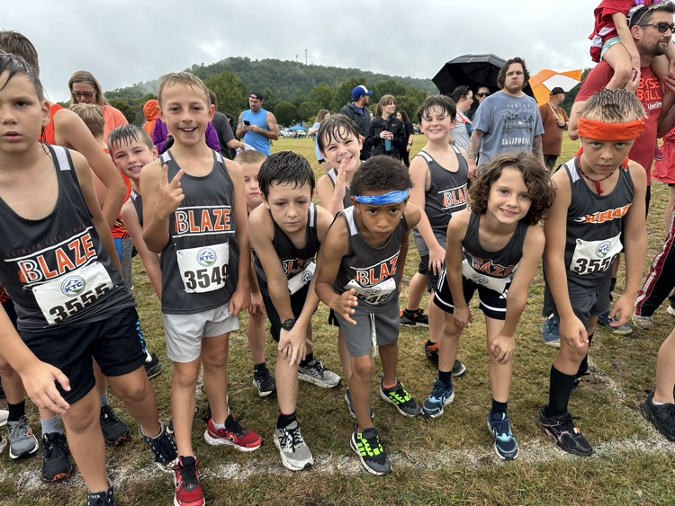 Blaze cross country runners