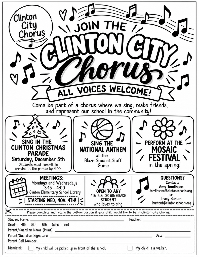 CCS Chorus Flyer