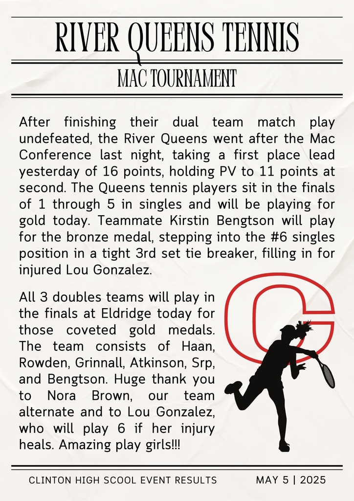 girls tennis results 5-5-25