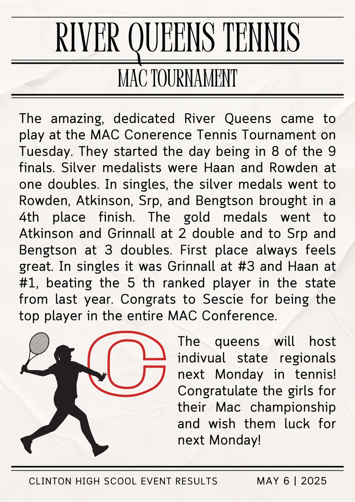 girls tennis results 5-6-25