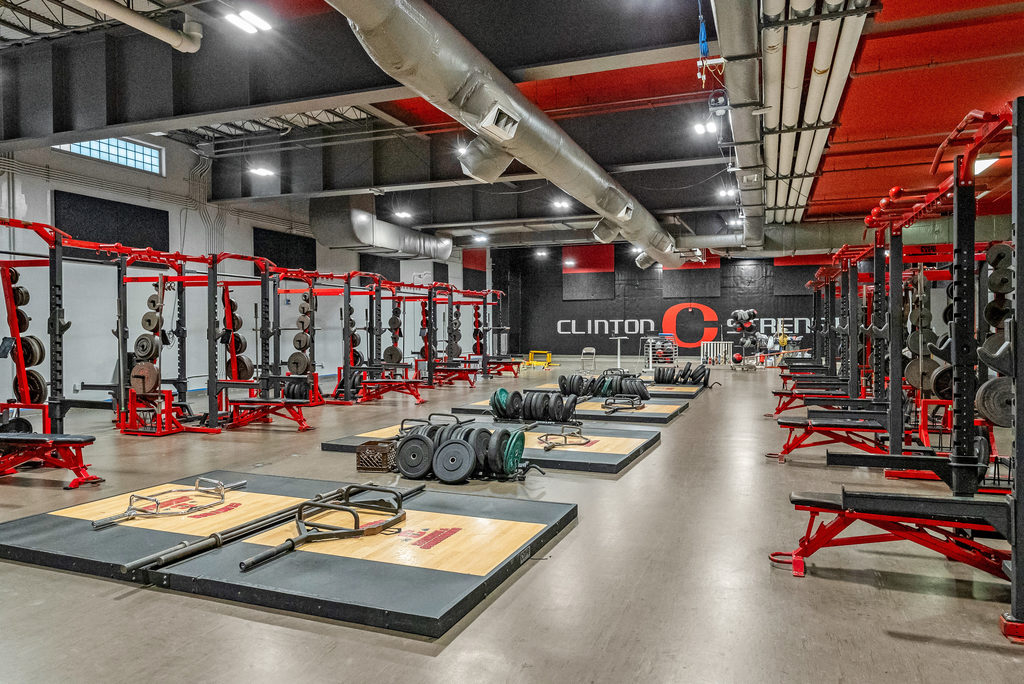 strength training room at chs