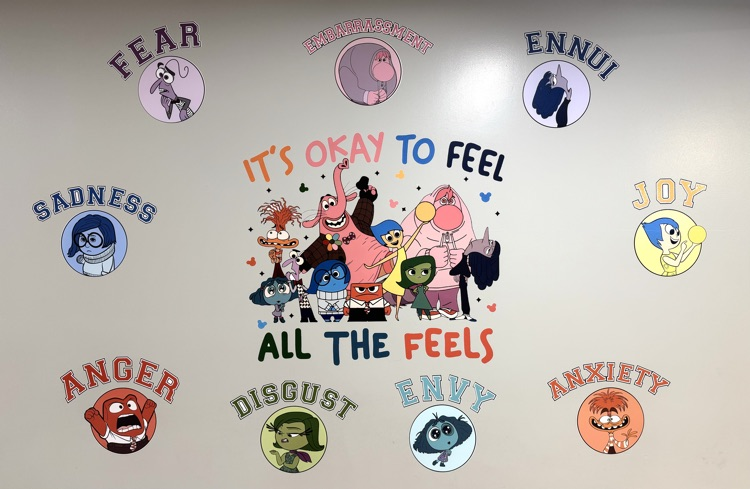 it’s okay to feel all the feels wall art
