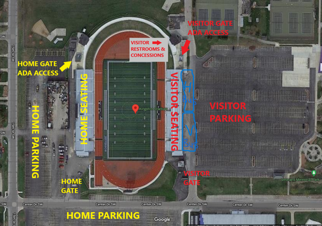 CRW parking map