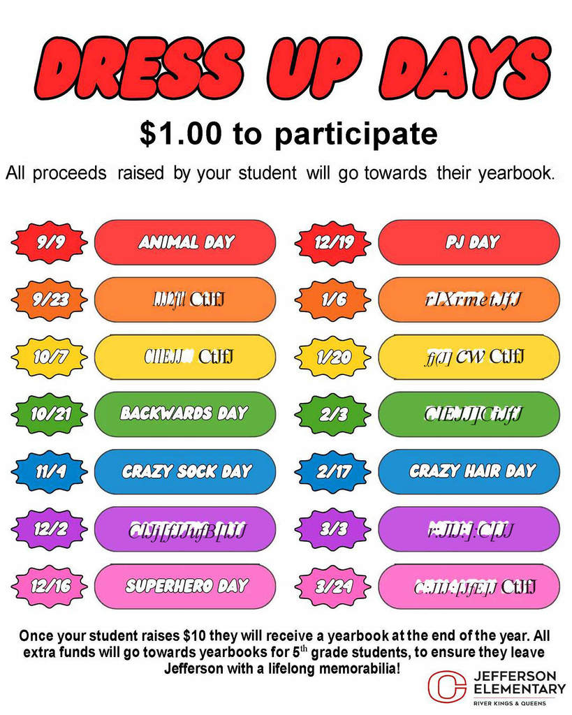 Dress Up Days