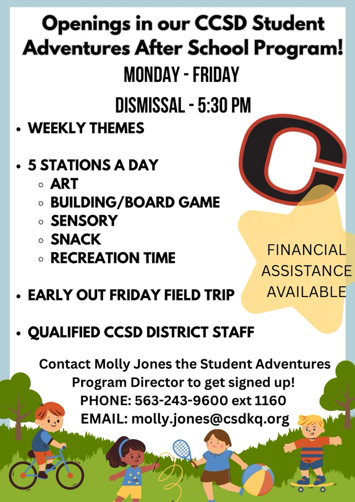 student adventures after school openings fall 2025