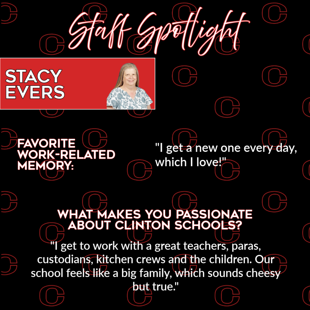 Staff Spotlight - stacy evers