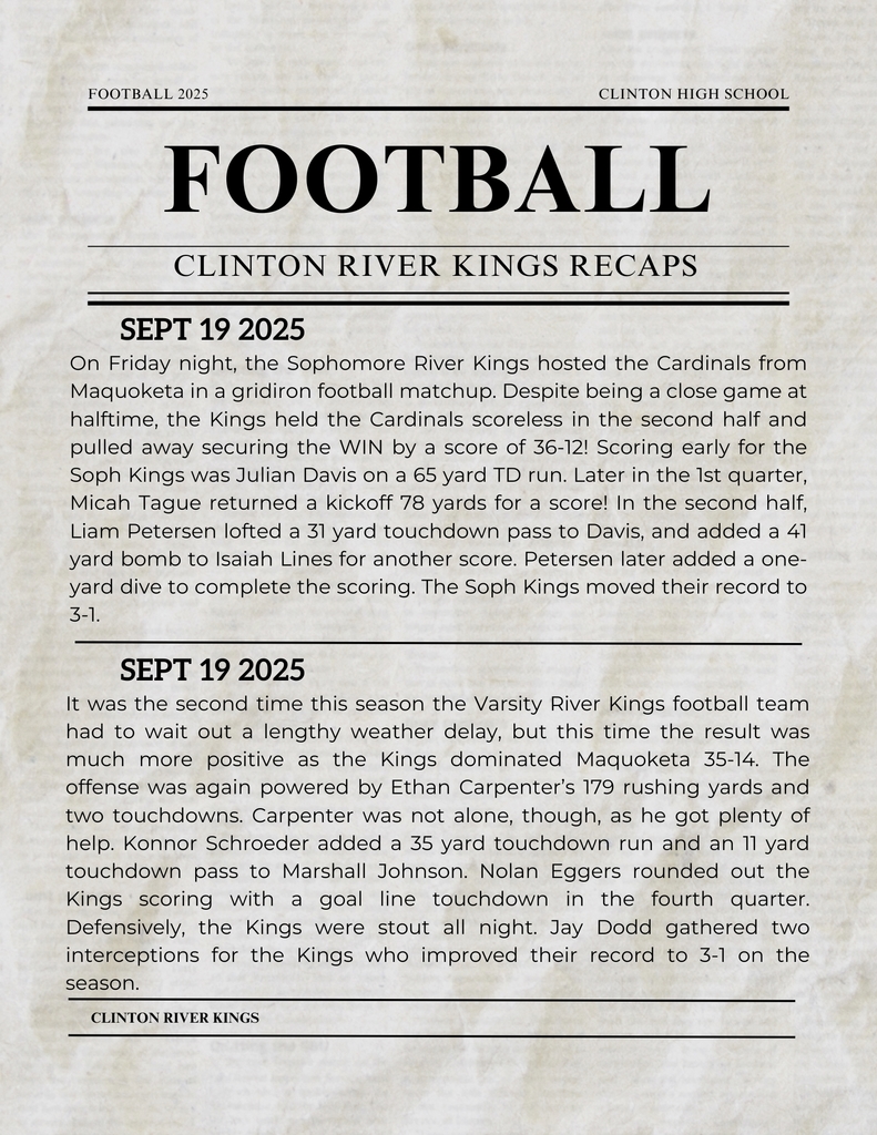 fb recap 9-19-25