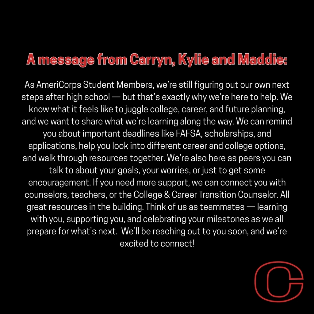 message from students