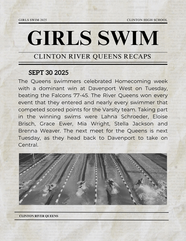 girls swim 9-30-25
