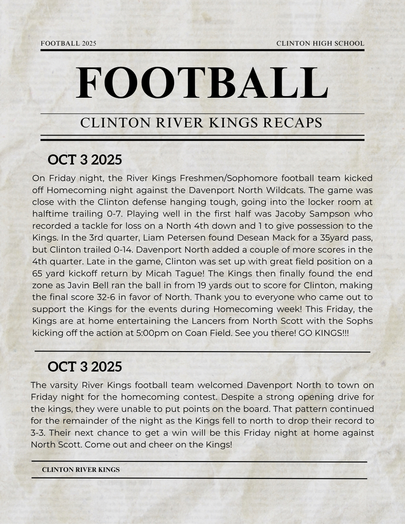 fb recap 10-3-25