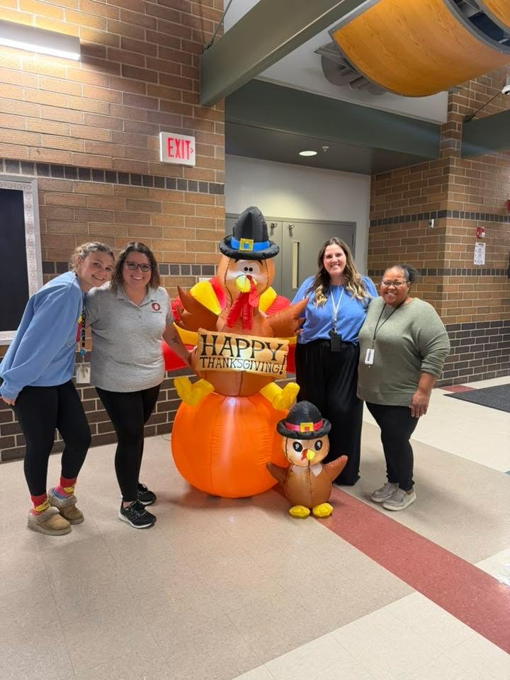 after school ladies at thanksgiving dinner