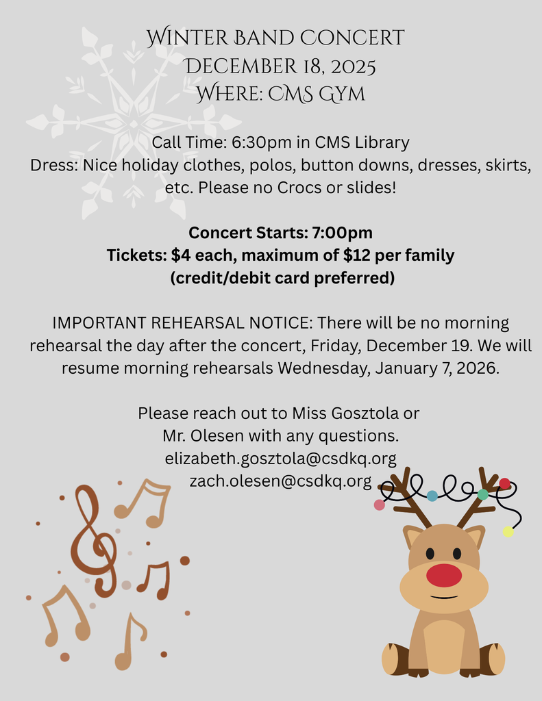 5th Grade Band Concert