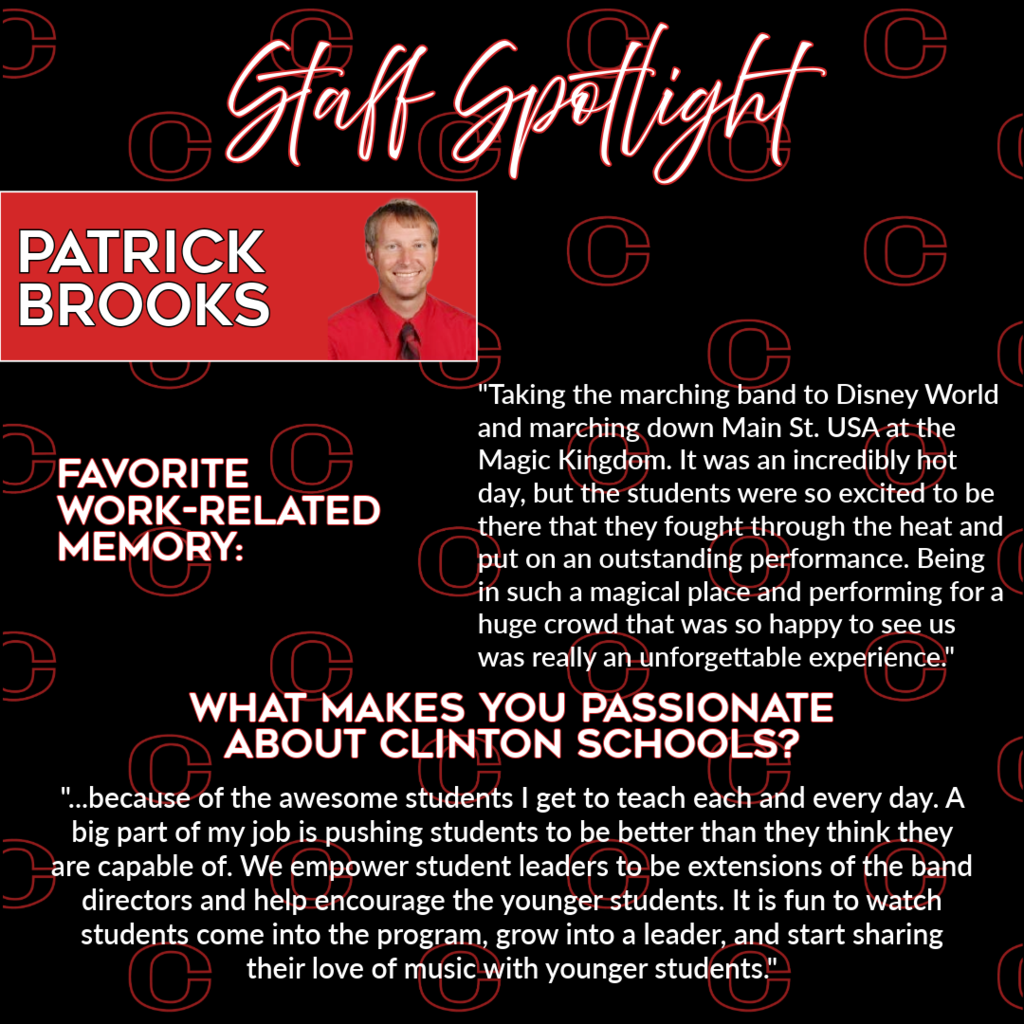 staff spotlight - patrick brooks