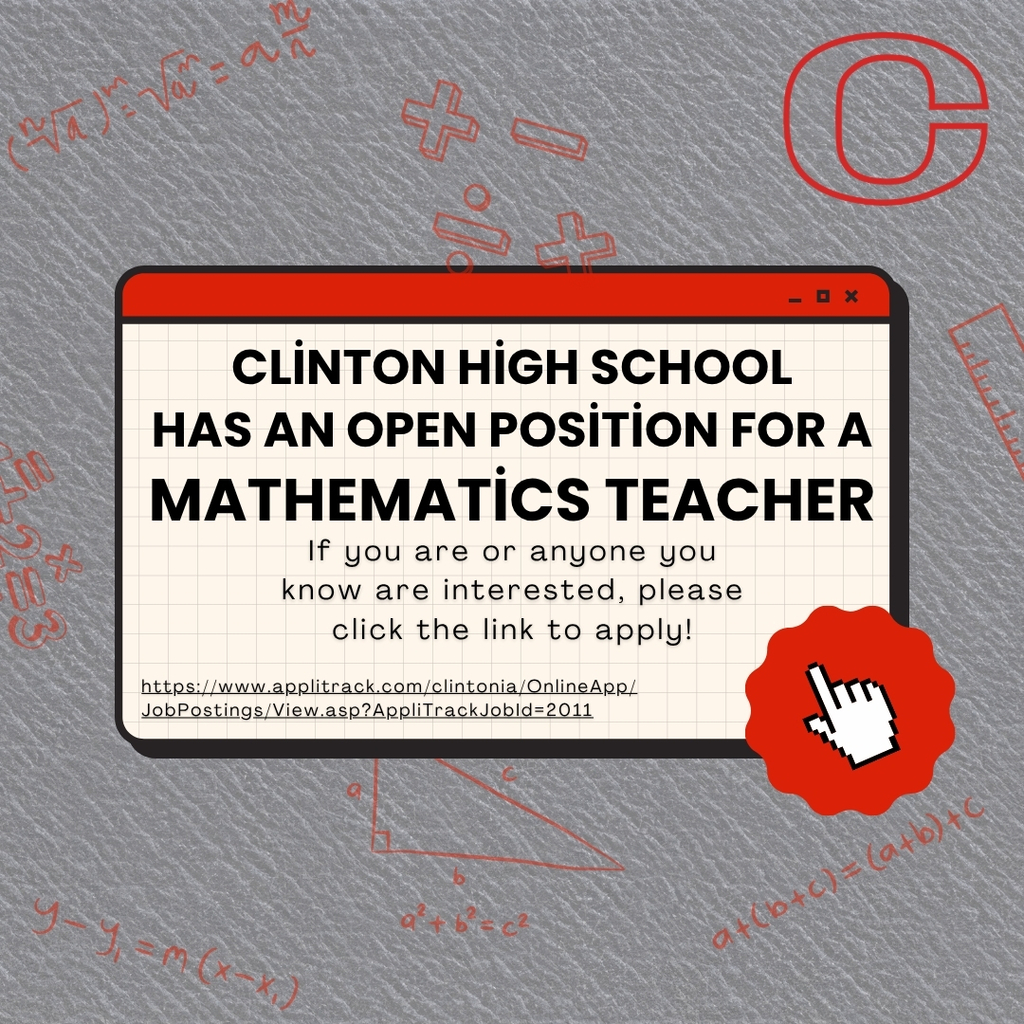 math teacher position CHS