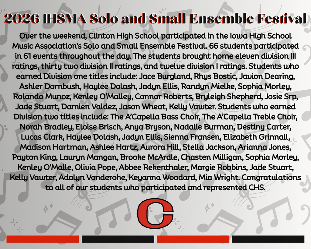 IHSMA Solo and Ensemble Festival 2026