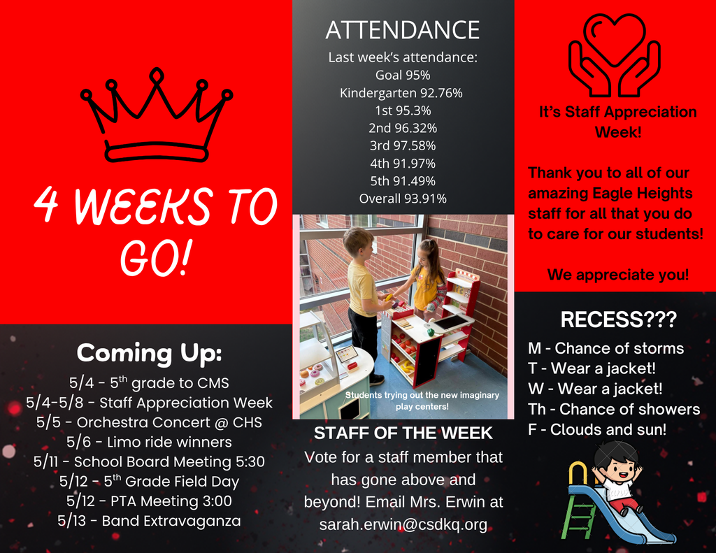 Four weeks to go