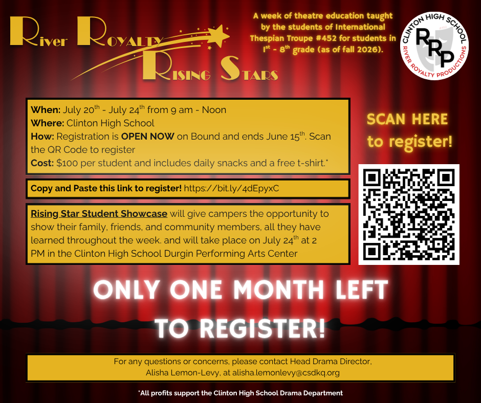 CHS DRAMA summer camp 2026