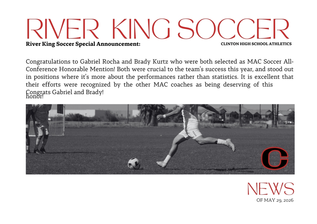 boys soccer news!
