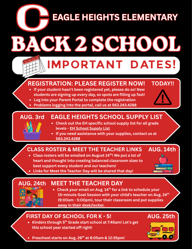 Back to School Information