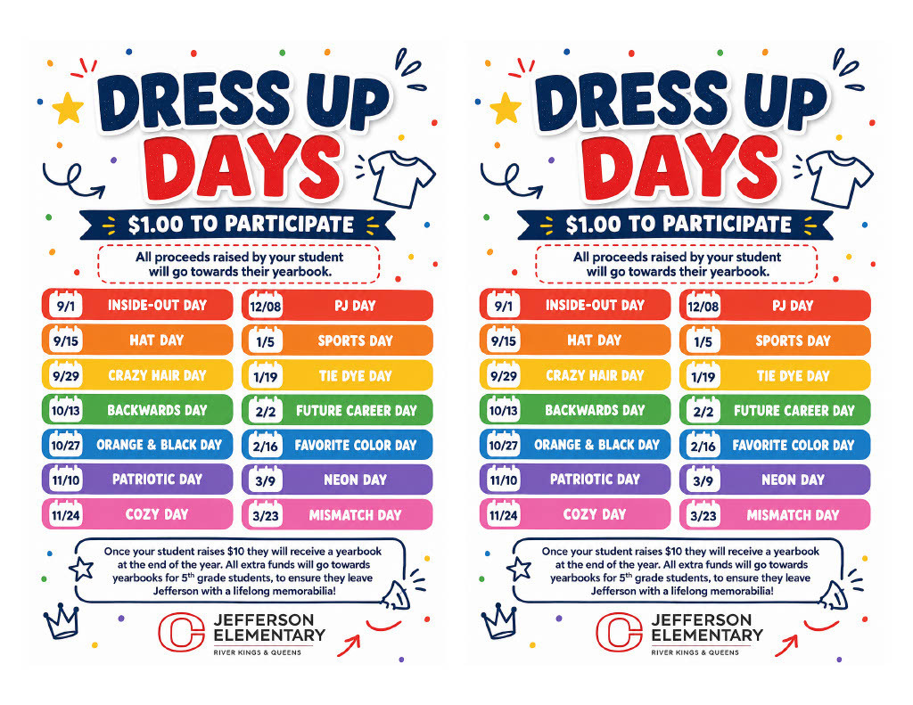 Dress Up days