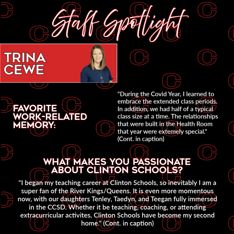 staff spotlight - trina cewe