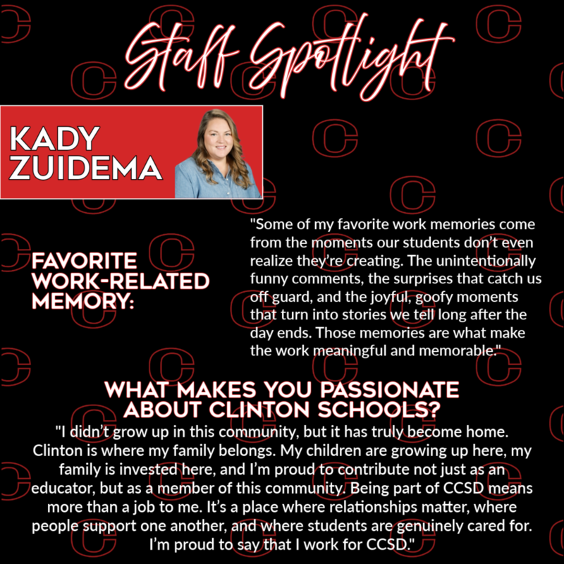 staff spotlight - kady zuidema