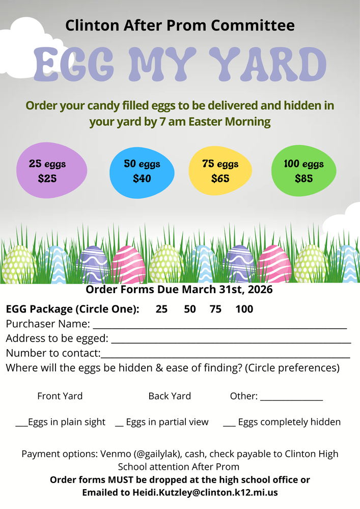 After Prom Fundraiser - Eggs