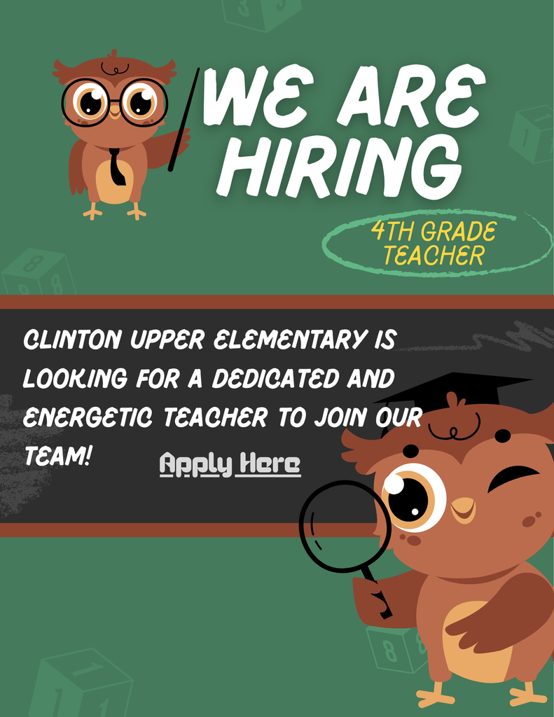 Now hiring poster