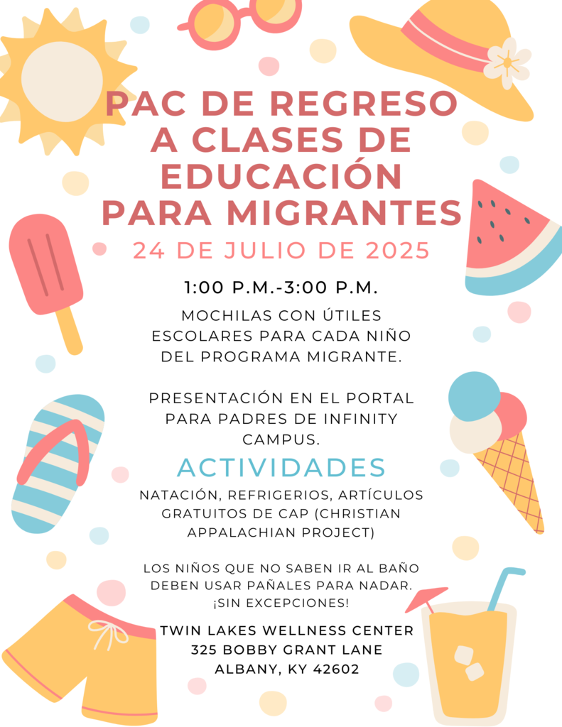 Back to School flyer Spanish