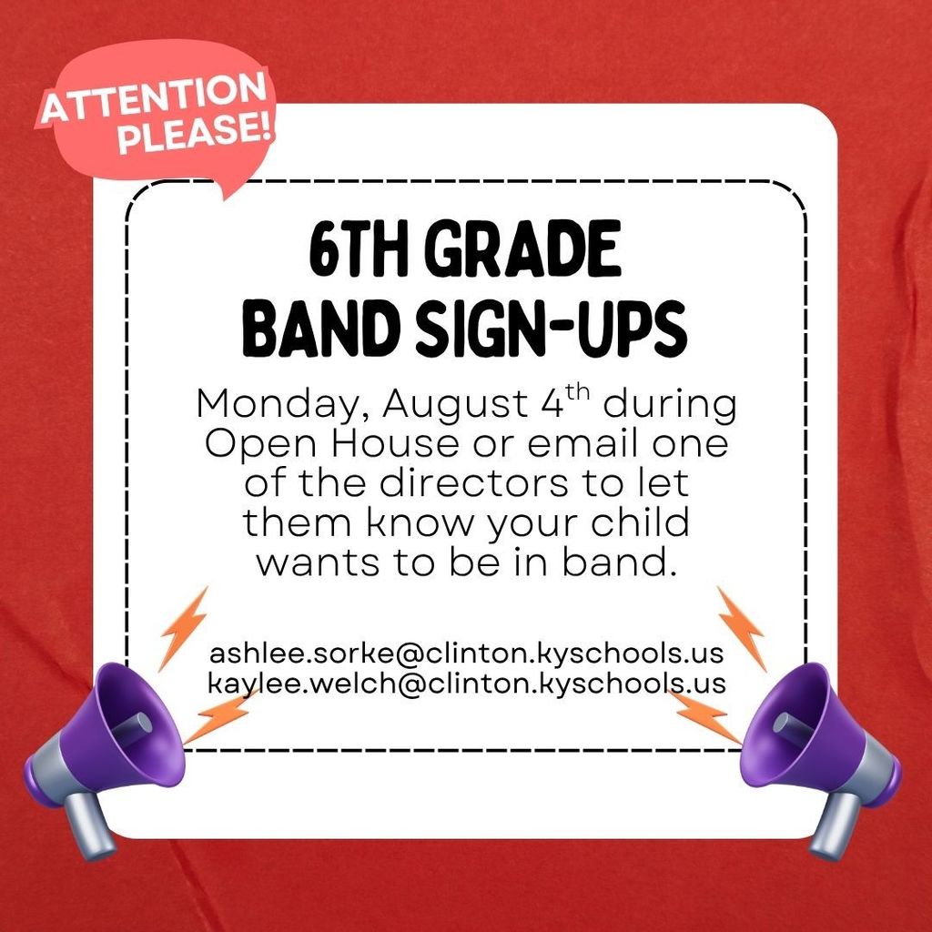 Band Sign Ups