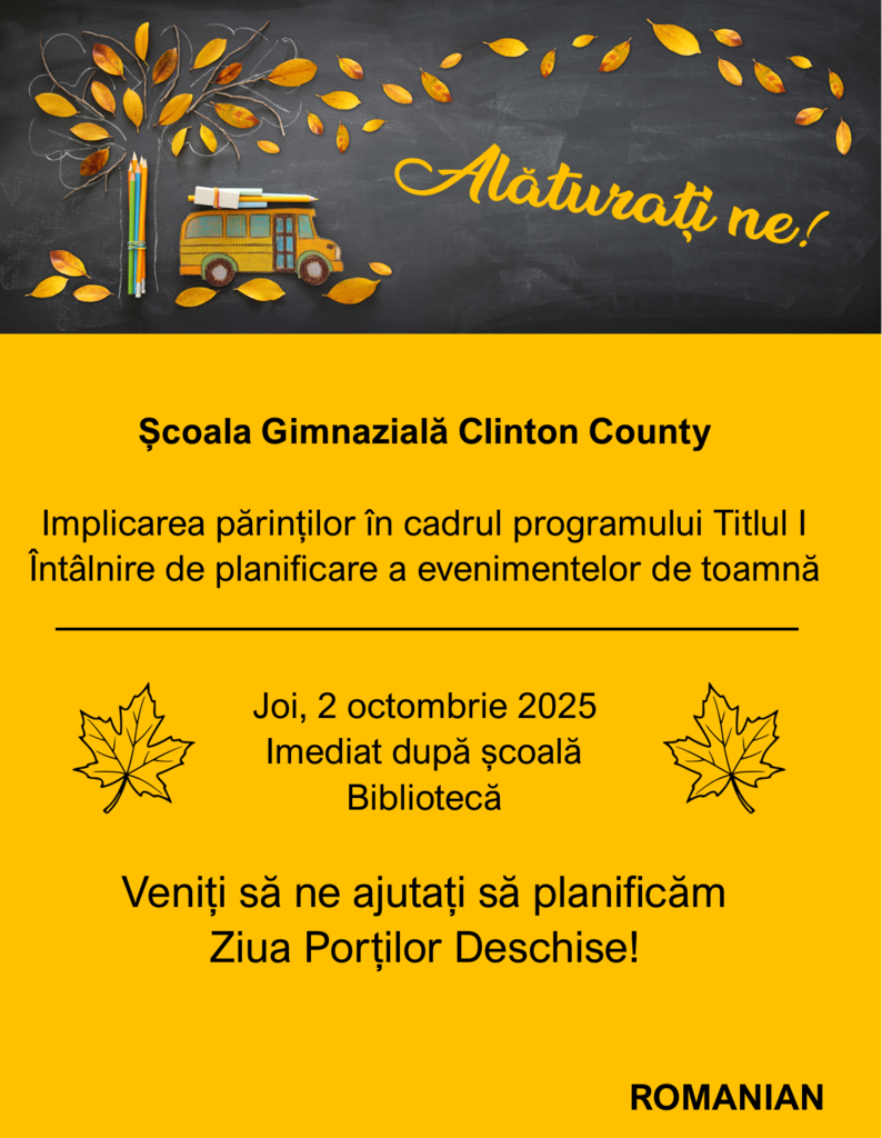 CCMS Title I Meeting