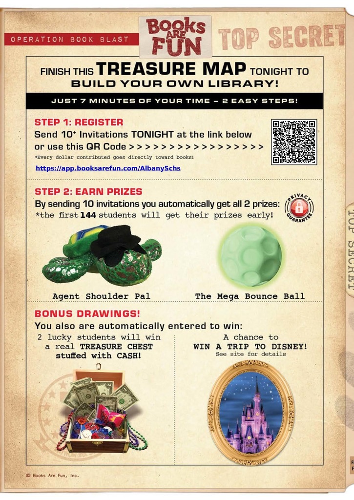 Treasure Map Book Blast