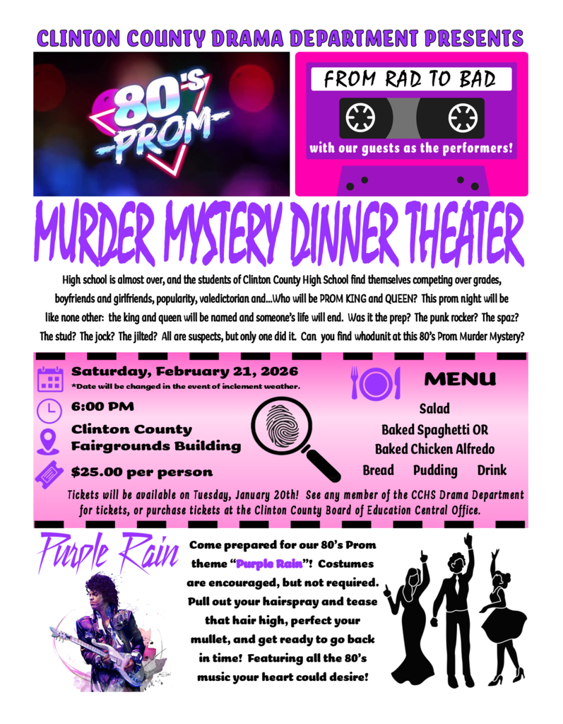 80s Murder Mystery Dinner Theater