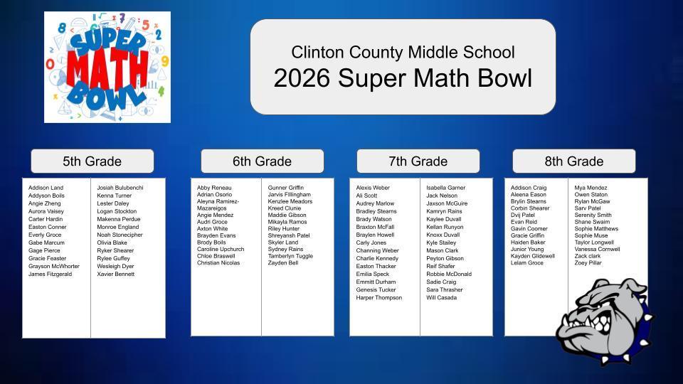 2026 Super Math Bowl